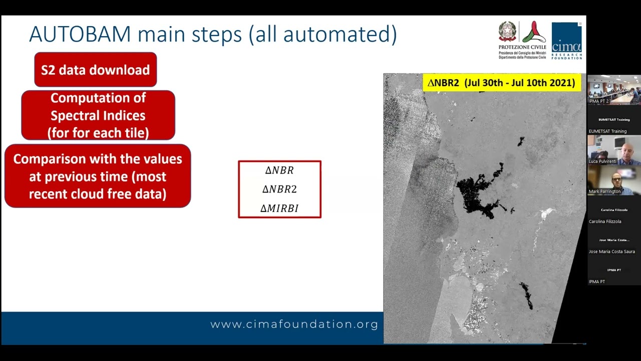 Sentinel-2 tiles, covering the Italian territory and processed by AUTOBAM.