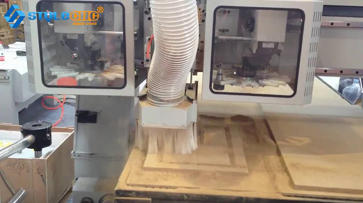 Automatic tool changer CNC Router with double tool magazine