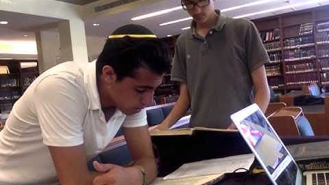 David Sassoon and Ariel Hanasab gemara reading test 1