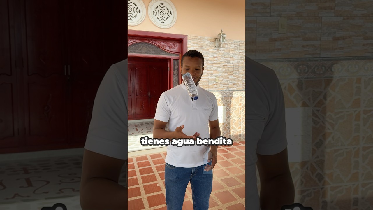 😇Así debes usar el agua bendita 