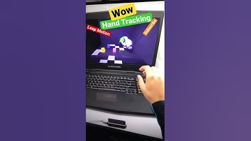 WOW !! Hand Tracking by leap motion 😮 #shorts #leapmotion #handtracking #delhitechnologyclub #tech