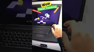 WOW !! Hand Tracking by leap motion 😮 #shorts #leapmotion #handtracking #delhitechnologyclub #tech