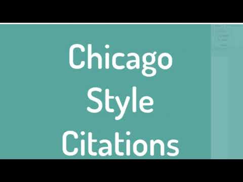 Chicago Style Format (17th) - Manuscript, Footnotes & Endnotes