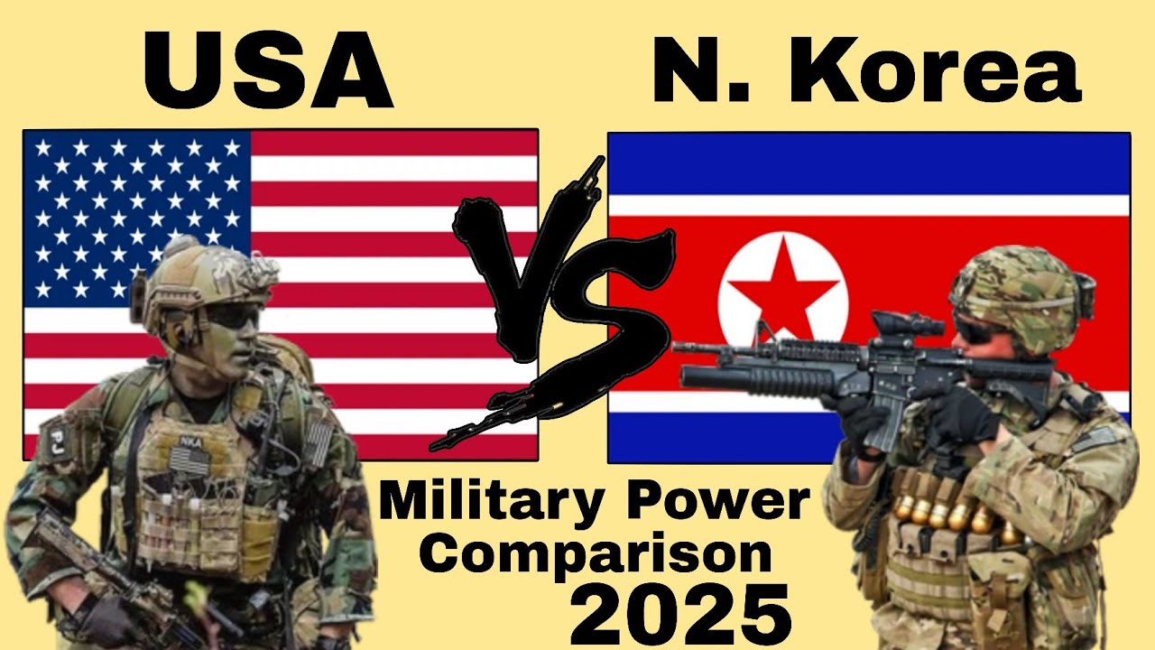 USA vs North Korea Military Power Comparison 2025 | N. Korea vs USA Military Power Comparison 2025
