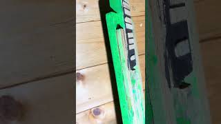 Re coating mate bodor green guitar part 6