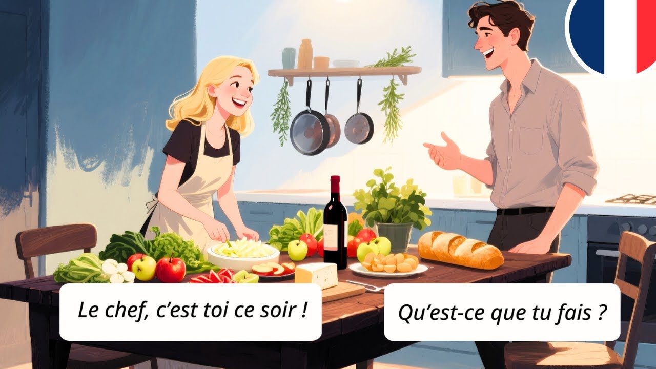 4 Real-Life French Conversations B1| Everyday French Dialogues for Listening Practice | Learn French