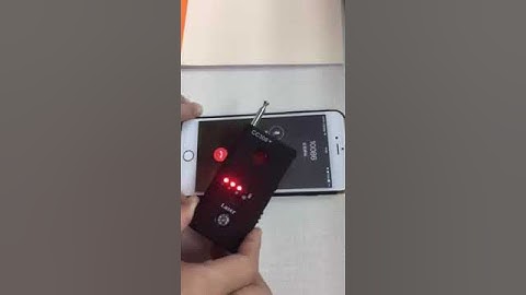 CC308  Wireless Anti spy Camera Signal Detector Operation steps