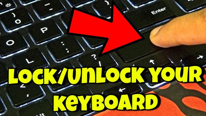 How to lock and unlock keyboard.