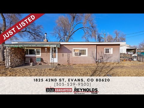 1825 42nd Street, Evans, CO home video tour