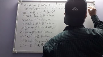 Group Theory (from Topics in Algebra by I. N. Herstein, 2nd Edition) (Part 37, continued)