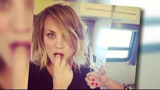 Kaley Cuoco Didn't Chop Off Her Locks | Splash News TV | Splash News TV