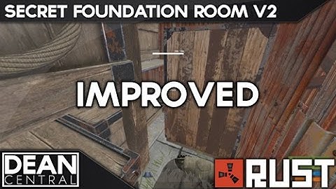 Secret Cupboard/Loot Foundation Room 2.0 | Advanced Rust Building #2