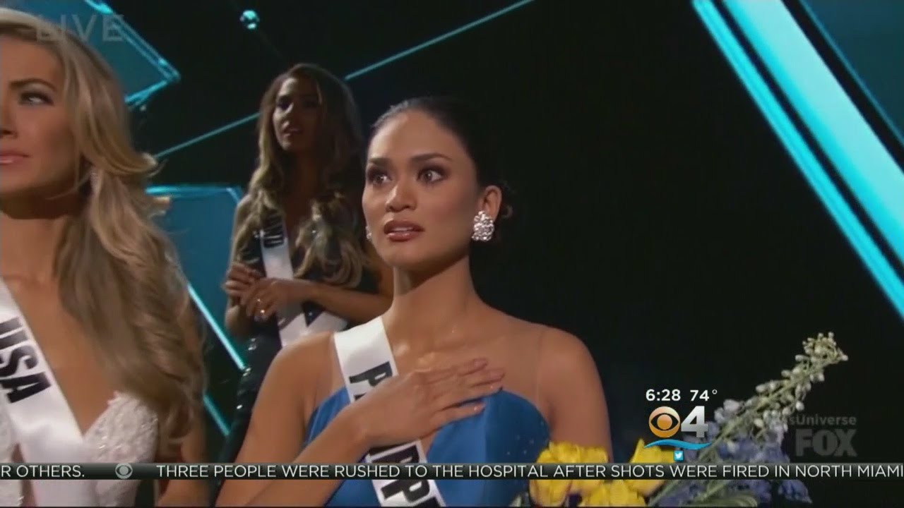 Awkward Mix Up At Miss Universe Pageant Youtube