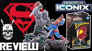 HeroClix Iconix DC Death of Superman Retail Exclusive Set Review