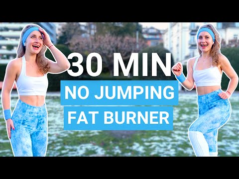 30 Min 3750 Steps — Fat burning walking workout, full body & all-standing cardio, no jumping — indoor walking workout video