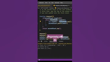 Enqueue and dequeue using javascript