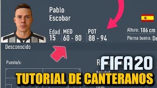 COMO ENCONTRAR SUPER CANTERANOS EN MODO CARRERA - FIFA 20 Tutorial