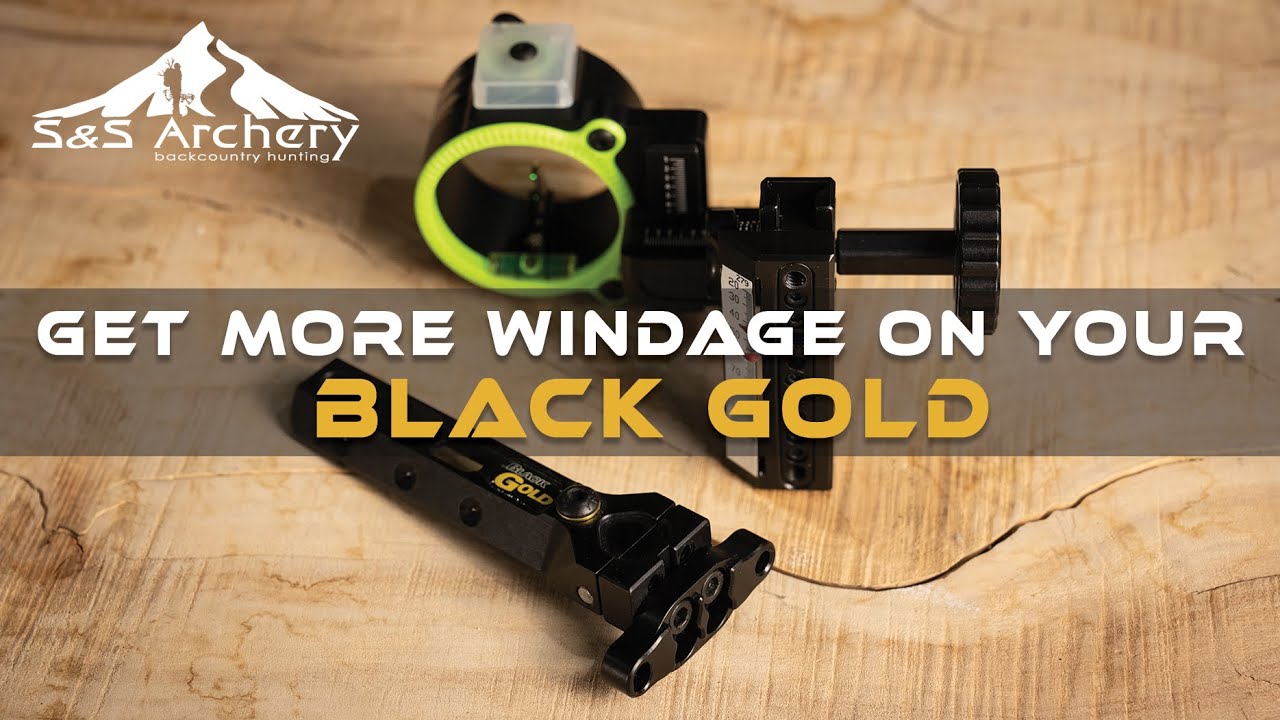 How to get more windage on your Black Gold Sight YouTube