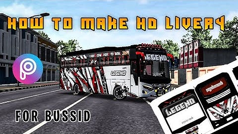 HOW TO MAKE HD LIVERY FOR BUSSID | PICSART ONLY NEEDED | LIVERY MAKING TUTORIAL #1 |