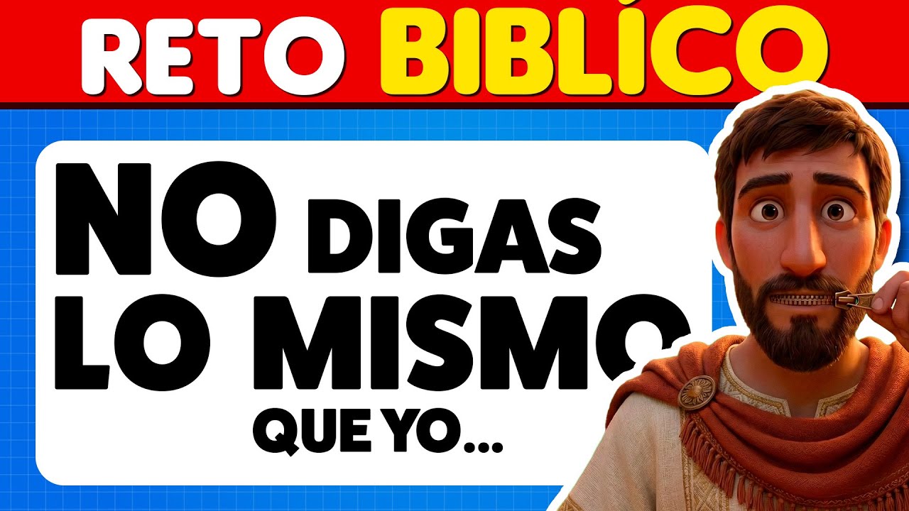Reto Bíblico: NO DIGAS LO MISMO QUE YO 📖 | Preguntas Cristianas | Quiz Moi 🔥