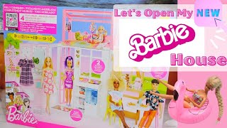 Barbie Dreamhouse Unboxing 2023 Fold and Go [Step by Step]