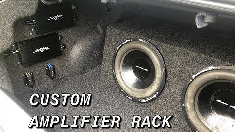 Re-Installing TWO 12 INCH SUBS in Chevy Cobalt (With Custom Amplifier Rack)