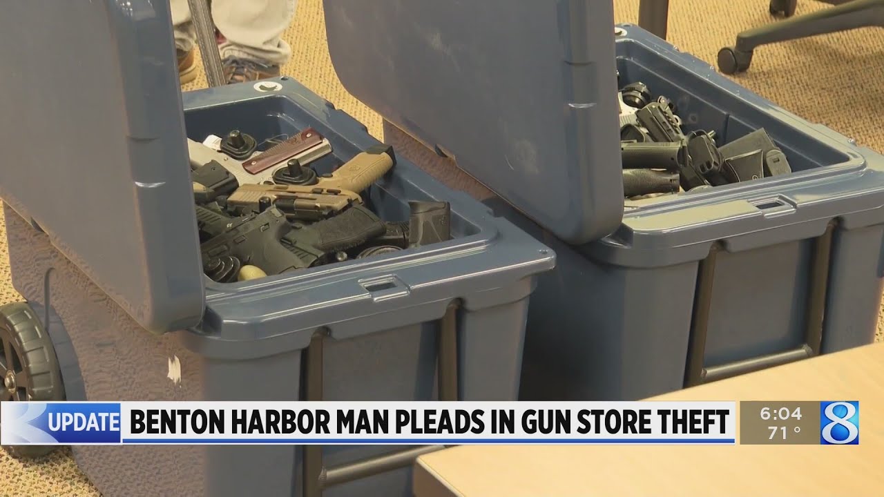 Feds: 2nd Benton Harbor man pleads in gun store theft, kidnapping