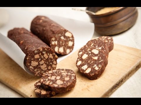 Видео рецепт "Шоколадная салями"