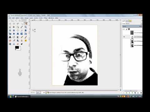 The easiest way to make a multi layer stencil using GIMP