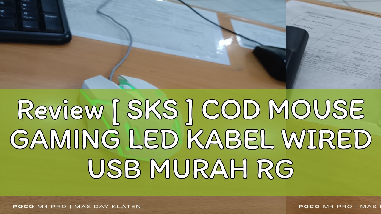 Review [ SKS ] COD MOUSE GAMING LED KABEL WIRED USB MURAH RGB LEOPARD ...
