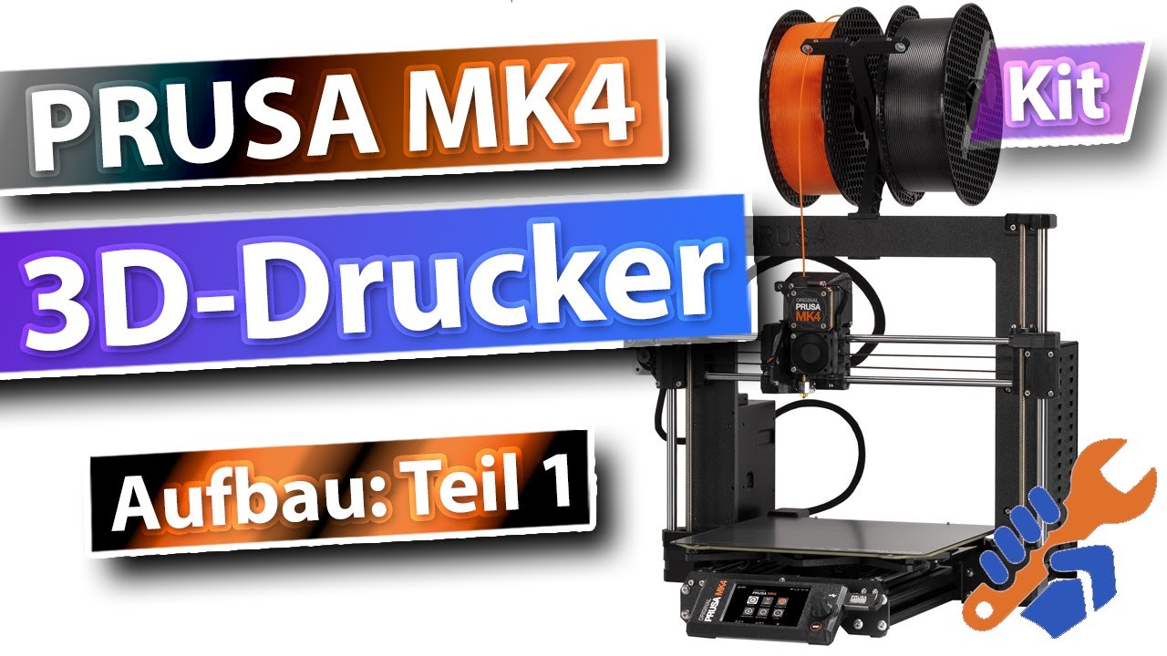 Prusa MK4 Kit Bausatz - Zusammenbau Anleitung Teil 1 - Rahmen Montage ...