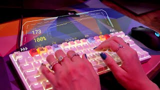 ASMR | Speed Typing / Testing 3 Mechanical Keyboards | Clicky, Satisfying, Typing Test screenshot 5