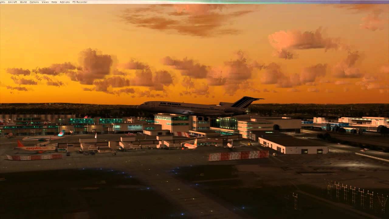 FSX UK2000 Gatwick Evening Traffic