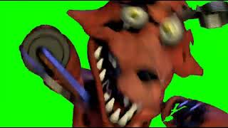 Withered Foxy UCN Jumpscare Green Screen Sound Foxy Fnaf ar  Fnaf 2   10Convert com