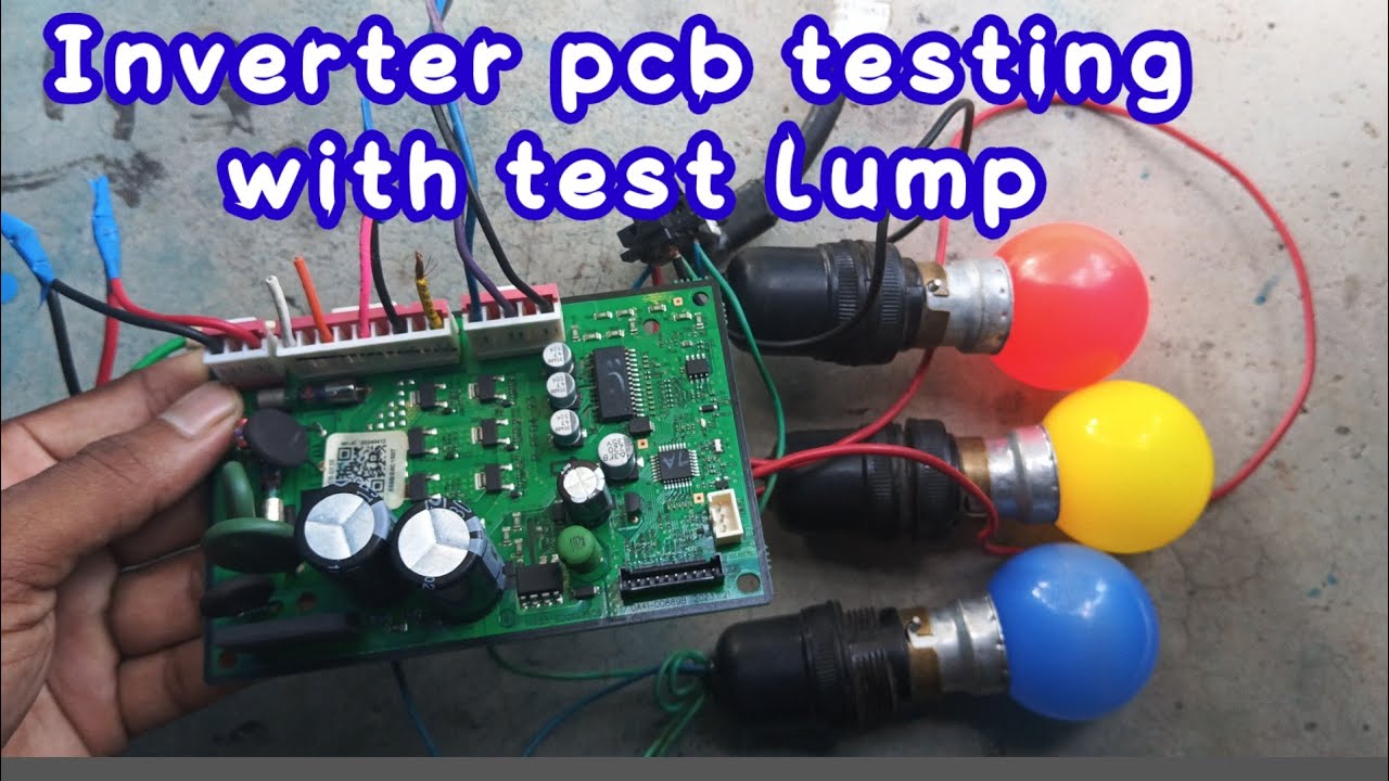Inverter compressor direct start | How to identify PCB or compressor problem / UVW tester