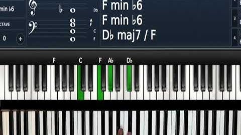 How to harmonize the D flat major scale