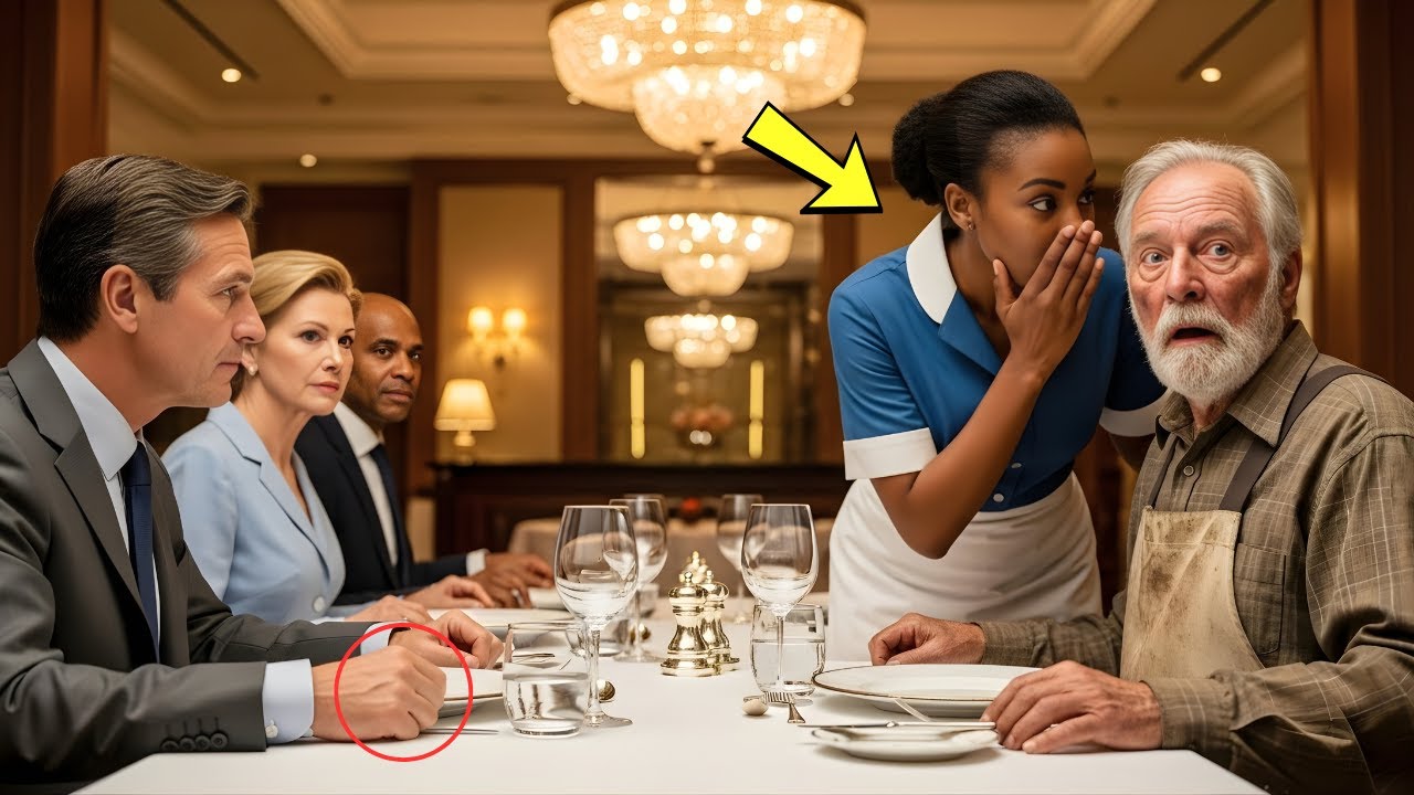 La Mesera Advirtió al Anciano Antes de Firmar el Contrato en Inglés… Nadie Imaginó lo que Pasó