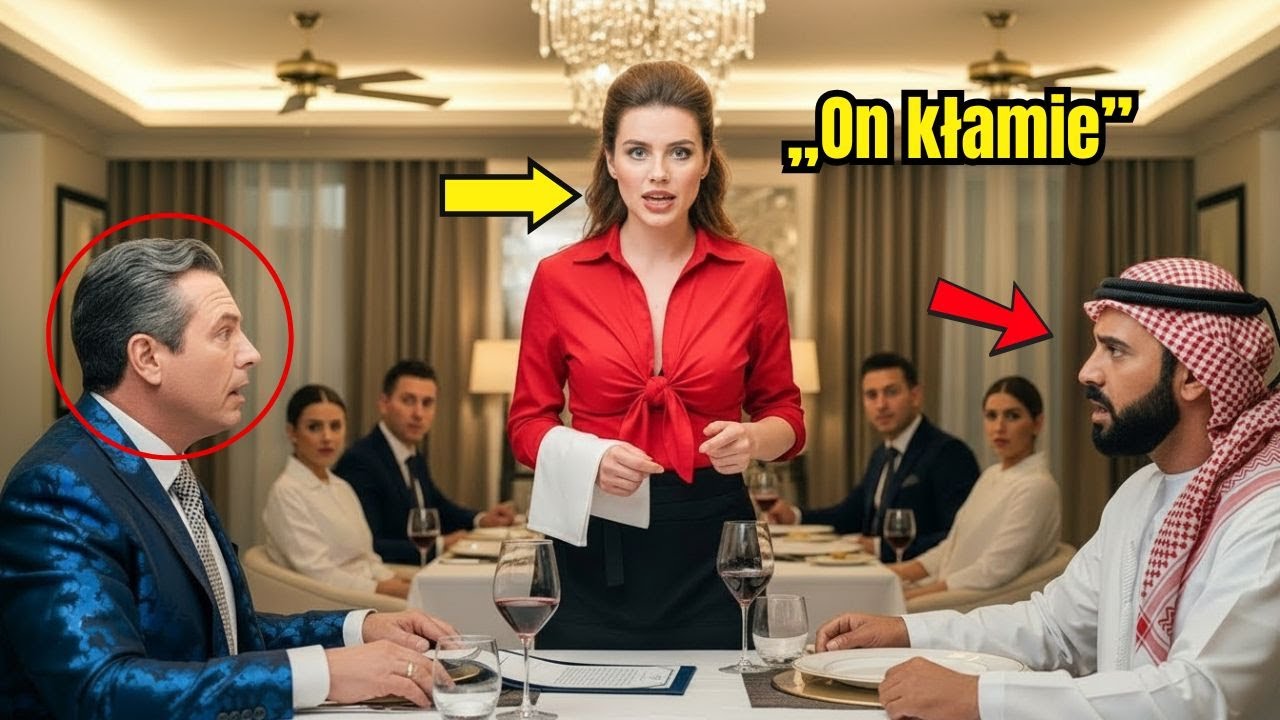 „On kłamie!” – Kelnerka ratuje miliardera perfekcyjnym arabskim.
