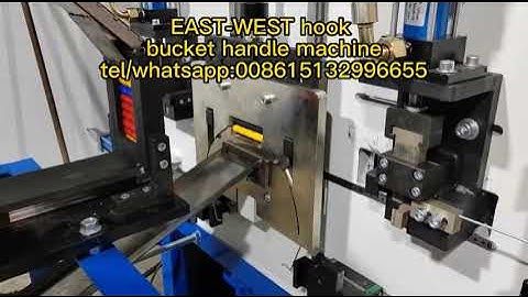 bucket handle making machine