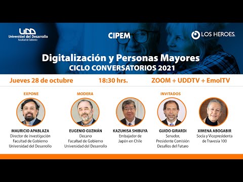 Ciclo Conversatorios 2021 | Digitalización y Personas Mayores