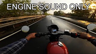 POV: RAW ENGINE SOUND OF TRIUMPH SCRAMBLER 400X