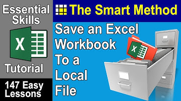 1-6: How to save an Excel workbook to a local file