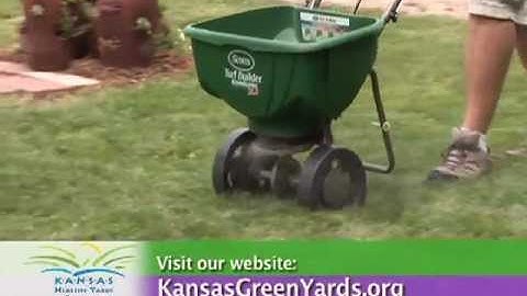 Using Rotary and Drop Spreaders