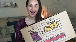 Unboxing Organic Produce Delivery