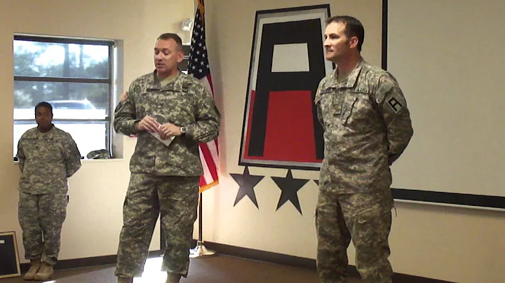 LTC Jamie Huggins' promotion ceremony