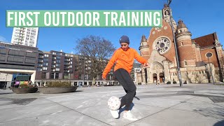 PWGfreestyle - Outdoor Training Vlog - Football Freestyle