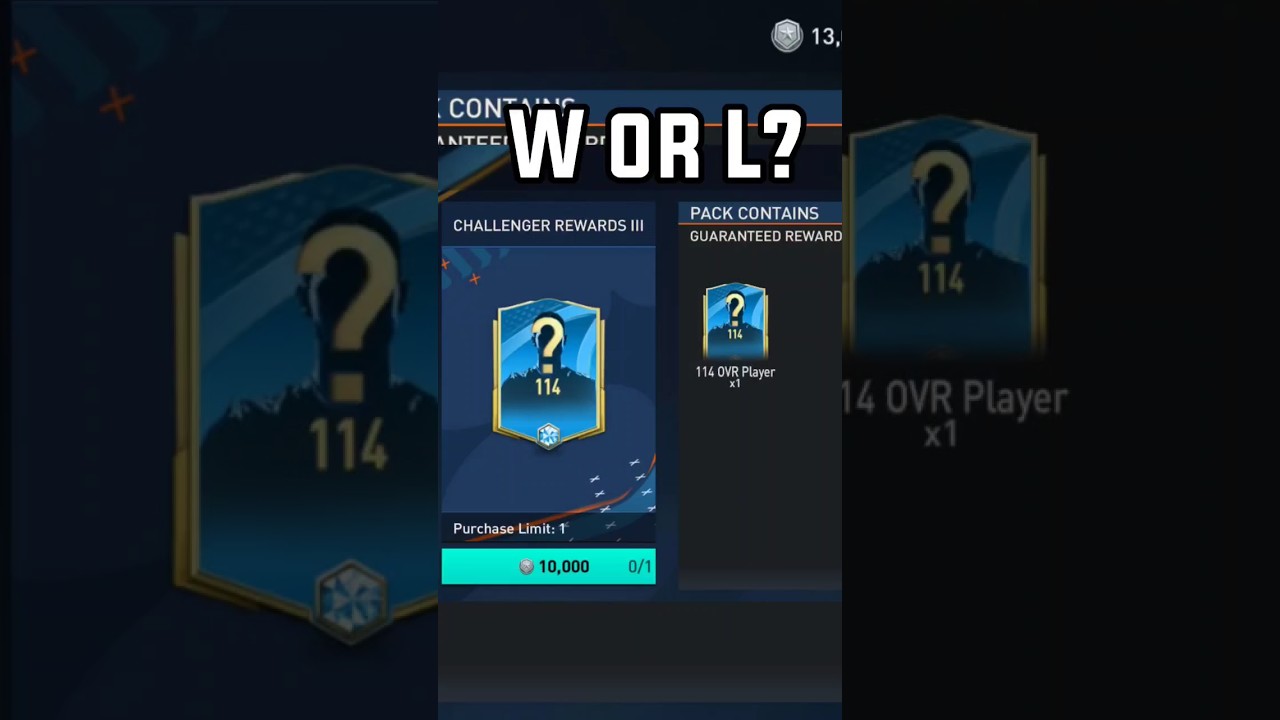 Prime Icon Packed in 114 OVR Free Pack | W or L? 
