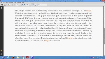 Group Sparse Multiview Patch Alignment Framework With View Consistency for Image Classification
