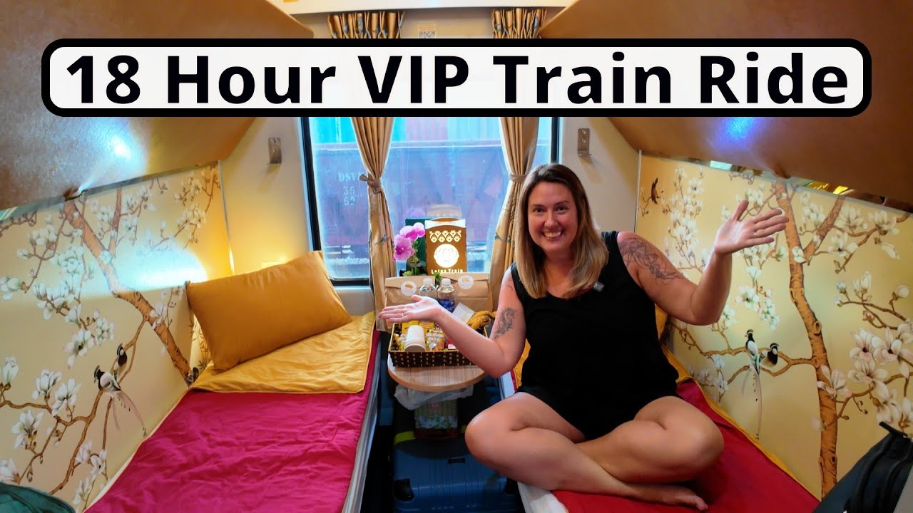 18 Hour Overnight VIP Train Ride in Vietnam | Da Nang to Hanoi