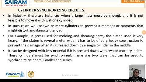 Lecture Video 8_17ME72_Module 3_ Double pump hydraulic Circuits _ Dr C Anil Kumar